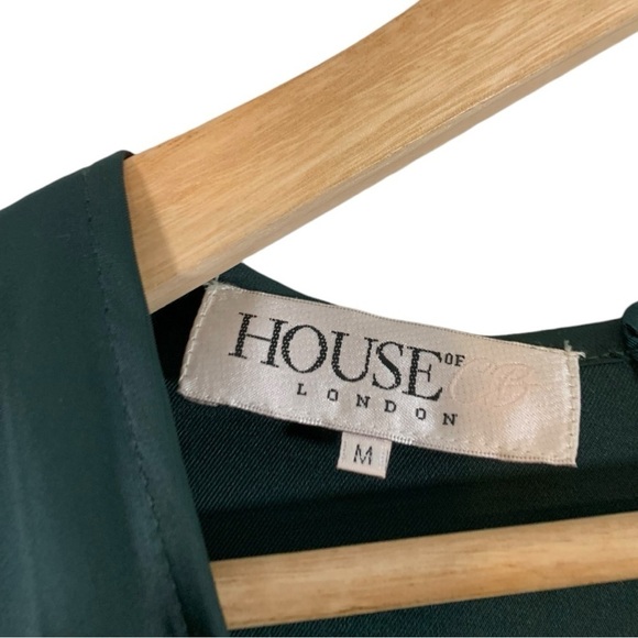 House of CB Serafina Satin Maxi Dress Size Medium - Picture 7 of 11